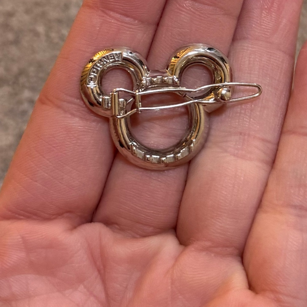 Disney Pink Crystal Mouse Brooch - Picture 2 of 2
